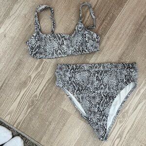 Target Snakeskin High Waisted Bikini